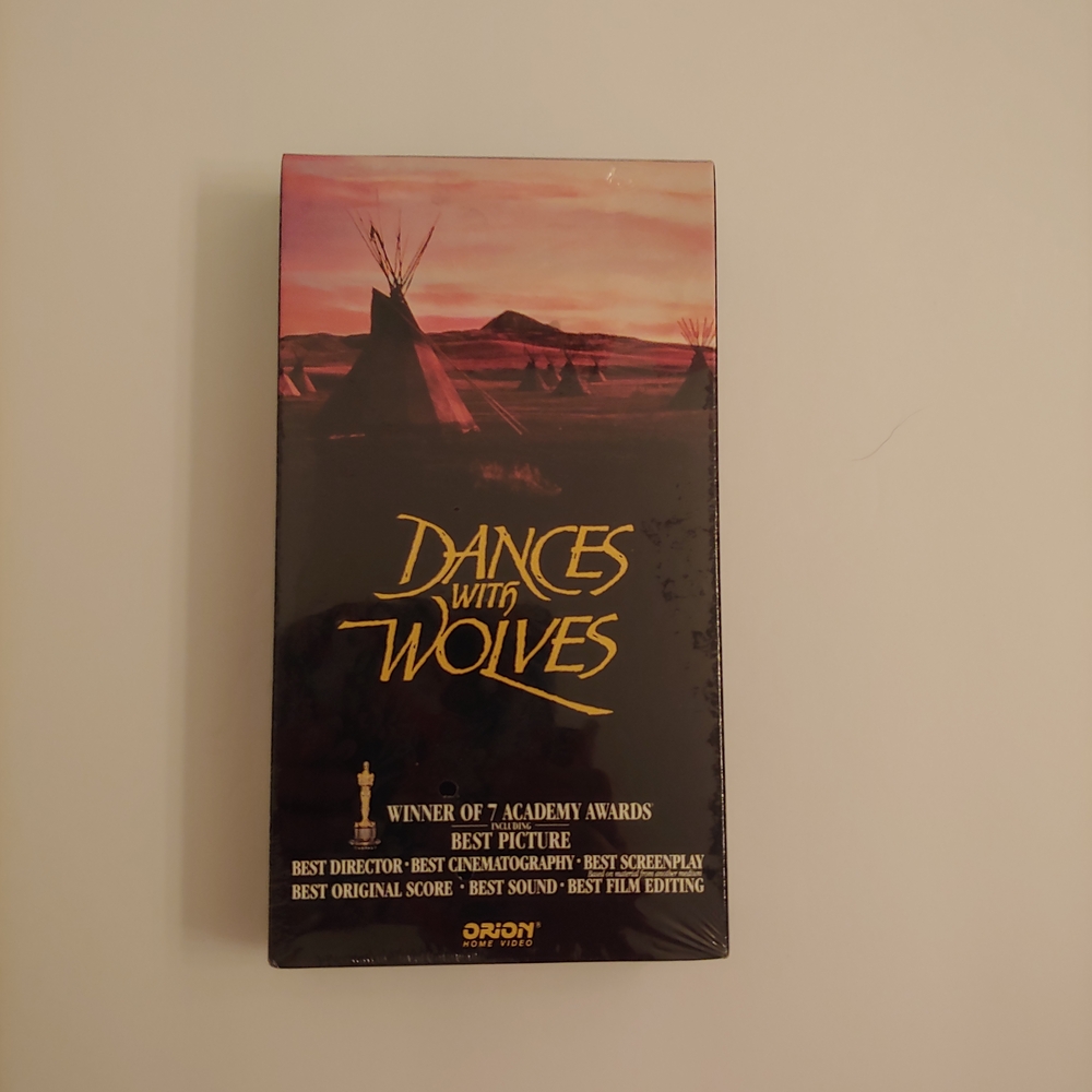 Dances with Wolves VHS - Black